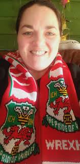 New scarf of the day Wrexham Thanks a lot Atlantic football bar