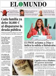 Los Titulares Y Portadas De Noticias Destacadas Espanolas Del 24 De Noviembre De 2013 Del Diario El Mundo Portadas De Diarios Portadas Portadas De Periodicos