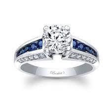 Blue Sapphire Channel Set Ring Barkev S White Diamond Rings Engagement Diamond Sapphire Engagement Ring Black Diamond Ring Engagement