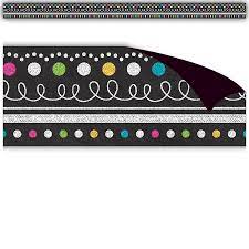 Chalkboard Brights Magnetic Border Classroom Decorations Chalkboard Classroom Teacher Created Resources