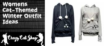 Womens Cat Themed Winter Outfit Ideas
