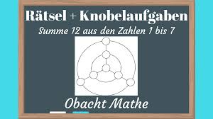 Check spelling or type a new query. Ratsel Die Verflixte 12 Mathe Knobelaufgaben Lernen