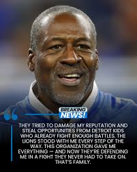 🚨BREAKING: Lions Legend Lomas Brown Wins Fraud Lawsuit After Charity  Exploited Sick Kids — Detroit Protects Its Gentle Giant Lions legend Lomas  Brown just won a lawsuit that, if lost, could have