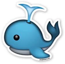 Spouting Whale Emoji Stickers Emoji Stickers Emoji Backgrounds Emoji