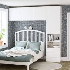 Platsa Ikea Living Room Small Shared Bedroom White Bed Frame