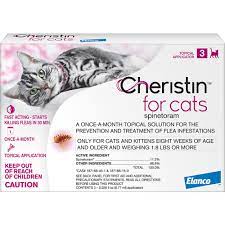 Cheristin Flea Treatment For Cats 12 Pack Petco