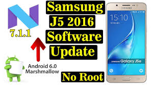 Samsung J5 2016 Software Update 7 1 1 Nougat 2018 Youtube