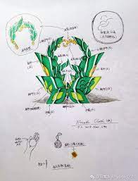 my paintings saint seiya hand painted 2018 nov 6中午完成 迈达斯 南冕座 水性笔 水彩笔 圣衣 改画 南冕座 意为 南边的花环 ps 这个青铜圣衣和原人设来自于老外的设计方案 我的改画方案完全舍弃老 saint seiya painting saints