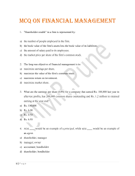 Mcq On Fm