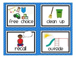 Gsrp Preschool Prek Visual Daily Schedule Routine Cards