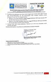 Syarat pendaftaran wisuda jurusan pendidikan agama islam.docx. Pengumuman Wisuda Sarjana Ke 59 Fakultas Hukum Warmadewa