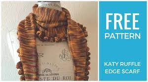 They are typically straight forward to knit and don't require seaming or careful attention to gauge. Easy Ruffle Scarf Free Knitting Pattern Youtube