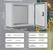 Amazon.com: Caja de caja eléctrica de metal, caja de ...