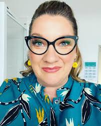 Thank you for the lovely messages re tonight's Taskmaster. I will never be  able to watch it. Hair and make up by the wonderful Francesca Jordan,  earrings by I am acrylic, dress