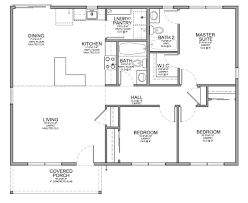 Small 3 bedroom house plans. Small Bedroom House Floor Plans House Plans 58919