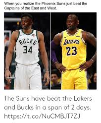 La lakers vs phoenix suns game 2 nba playoffs 2010 5/19/10. When You Realize The Phoenix Suns Just Beat The Captains Of The East And West Wish Bucks 34 Akers 23 The Suns Have Beat The Lakers And Bucks In A Span Of