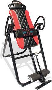 Experience the benefits of advanced inversion technology while enjoying the soothing effects of vibrating massage & isolated heat therapy. Amazon Com Health Gear Hgi 4 2 Patent Pending Diamond Edition Heat Vibration Massage Inversion Table Red Red Sports Outdoors