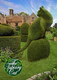 The Topiary Cat Visits Chenies Manor House Jardin De Topiaires Art Des Jardins Topiaire