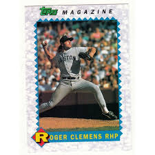 Check out our roger clemens card selection for the very best in unique or custom, handmade pieces from our sports collectibles shops. 1990 Topps Magazine Baseball Tm26 Roger Clemens Insert Card Nm Red Sox On Ebid Canada 189354827