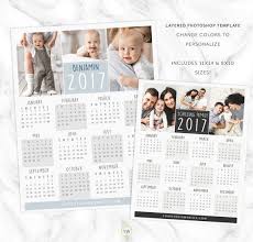 2017 Photoshop Calendar Template 8x10 And 11x14 Sizes Included Photographer Marketing Photography Client Gifts Photographer Marketing Photography Marketing