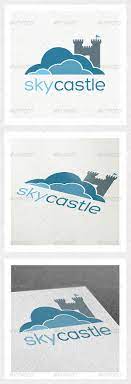 Sky Castle Logo Building Logo Castle In The Sky Logo Design Template