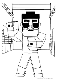 You can print or color them online at getdrawings.com for absolutely free. Printable Minecraft Pig Coloring Pages Novocom Top