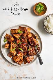 Tofu With Black Bean Sauce Recipe Black Bean Sauce Healthy Chicken Recipes Tofu