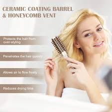 Homemade hair masks for all hair types. Buy Sndyi Professional Small Round Brush 1 3 For Women Blow Drying Barrel Brush With Boar Bristle Nano Thermal Ceramic Ionic Hair Brush For Styling Curling Strengthening 4 Sectioning Hair Clips