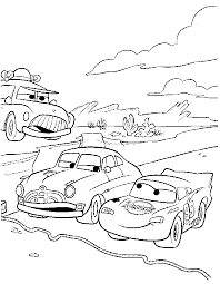 Free disney cars coloring pages. Lightning Mcqueen Color Page Coloring Home