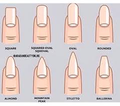 Nail Shape Style Names Nail Shapes Wide Nails Acrylic Nails