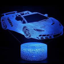 Racing Car Modeling Led 3d Night Lights