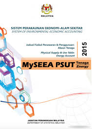 Myseea Psut Energy 2015 System Of Environmental Economic Accounting