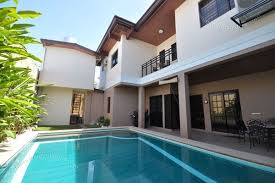 Custom Built Home With Private Swimming Pool Philippines In 2020 Tropical House Design Residential House House