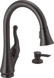 I have been working as a plumber over the. Amazon Com Delta Faucet Talbott Single Handle Kitchen Sink Faucet With Pull Down Sprayer Soap Dispenser And Magnetic Docking Spray Head Venetian Bronze 16968 Rbsd Dst Home Improvement