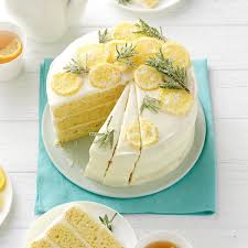 Lemon-Rosemary Layer Cake