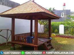 Desain saung kayu ala rumah adat. 77 Ide Gazebo Gazebo Desain Rumah