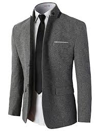 Robot Check Blazers For Men Casual Slim Fit Jackets Mens Dress Jackets