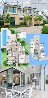 Plan 86033bw Spacious Upscale Contemporary With Multiple Second Floor Balconies Modern House Plans Contemporary House Plans House Plans