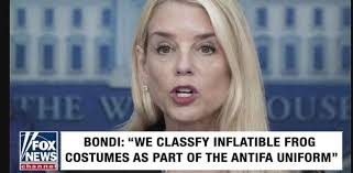 So, an imaginary enemy group gets assigned a uniform?