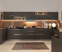 u shape moduler kitchen at just factory