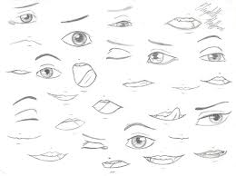 Today i'm going to do my first tutorial! Drawing Practice Eyes And Mouths By Artisticallyliterate Deviantart Com On Deviantart Mouth Drawing Eye Drawing Anime Mouth Drawing