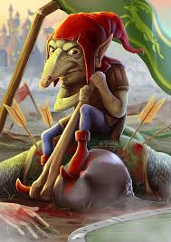This is the complete scenes of the lead up to the red cap encounter and the events during and following including the return of the arrowhead and arrow back. Harry Potter Lexicon On Twitter After Boggarts They Studied Red Caps Nasty Little Goblin Like Creatures That Lurked Wherever There Had Been Bloodshed Jkr Pa8 Redcaps Fantasticbeasts Professorlupin Art By Maryquize Https T Co Bgrr0pz300