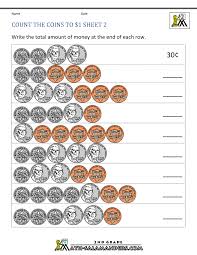 6th grade vocabulary worksheets 3. Counting Money Worksheets Up To 1