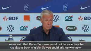 We have a massive amount of hd images that will make your computer or smartphone look absolutely fresh. I Never Said He Could Not Be Picked Didier Deschamps On Karim Benzema S Recall To France S Euro 2020 Squad Football Video Eurosport