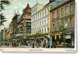 1890s Berlin Unter Den Linden By Heidi De Leeuw Berlin Vintage Photo Prints Street Scenes