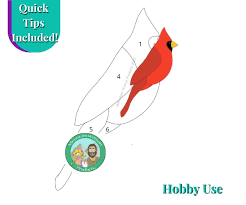 Cardinal Stained Glass Pattern
