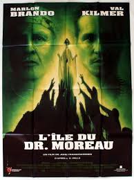 47" x 63" movie poster from THE ISLAND OF DR. MOREAU (1996)