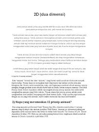 Teknik animasi 2 dimensi guru mapel. 2d Dua Dimensi 2 Siapa Yang Merumuskan 12 Prinsip Animasi