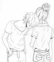 Anime couple cute easy drawings. Anime Couple Pictures Drawing Image Of Easy Cute Chibi Anime Couples Drawings Draw Mega Zooom
