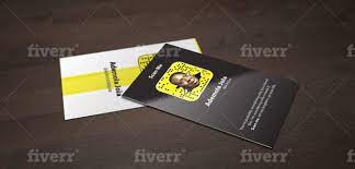 You can scan a large number of business cards with a single button and access the contacts with a mobile device or a computer anytime. Design Luxury Snapchat Business Card By Grapkisdesigner Fiverr